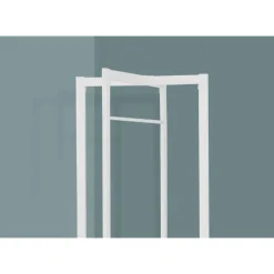 Coat rack - 72"h / white metal