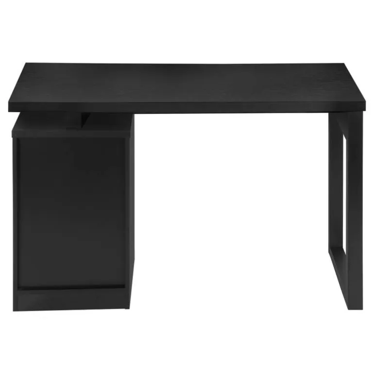 Computer desk - 3 drawers / wooden leg rectangular / left or right setup / fl - Monarch
