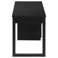 Computer desk - 3 drawers / wooden leg rectangular / left or right setup / fl - Monarch