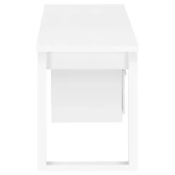 Computer desk - 3 drawers / wooden leg rectangular / left or right setup / fl - Monarch