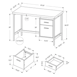 Computer Desk 48" - Monarch