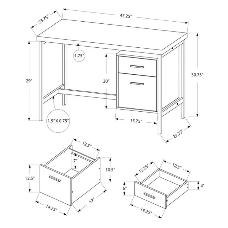 Computer Desk 48" - Monarch