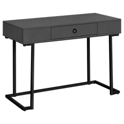 Computer desk - 1 storage drawer / metal base - 42