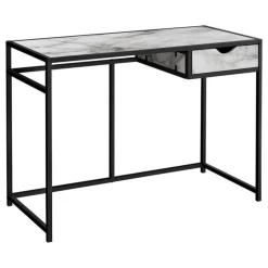Computer desk - 1 storage drawer / metal frame - 42