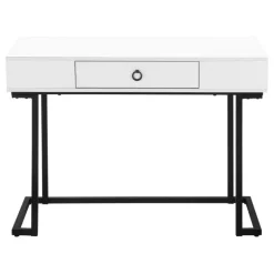 Computer desk - 1 storage drawer / metal base - 42