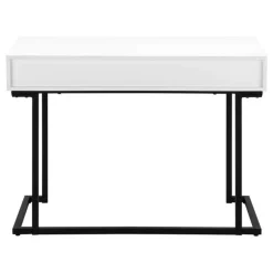 Computer desk - 1 storage drawer / metal base - 42