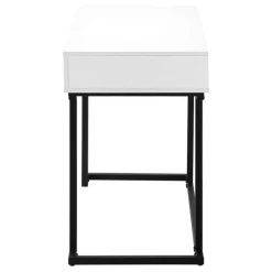 Computer desk - 1 storage drawer / metal base - 42