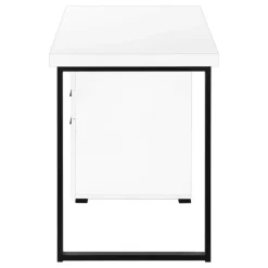 Computer desk - 3 storage drawers / left or right setup / floating desktop - - Monarch