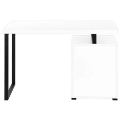 Computer desk - 3 storage drawers / left or right setup / floating desktop - - Monarch