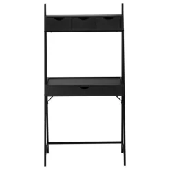 Computer desk - 2 tiers / 4 storage drawers / ladder style - 32