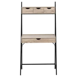 Computer desk - 2 tiers / 4 storage drawers / ladder style - 32