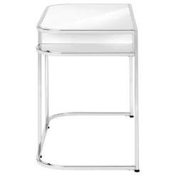 Computer desk - 2 tiers / 1 storage drawer / 2 open shelves / contemporary st - Monarch