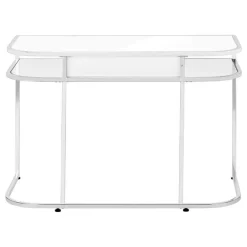 Computer desk - 2 tiers / 1 storage drawer / 2 open shelves / contemporary st - Monarch