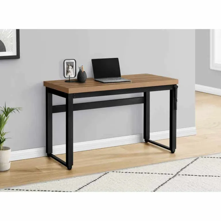 Computer desk - adjustable height / standing desk / thick table top - 48"l x - Monarch