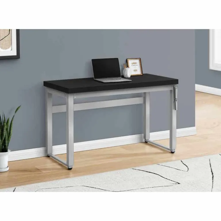 Computer desk - adjustable height / standing desk / thick table top - 48"l x - Monarch