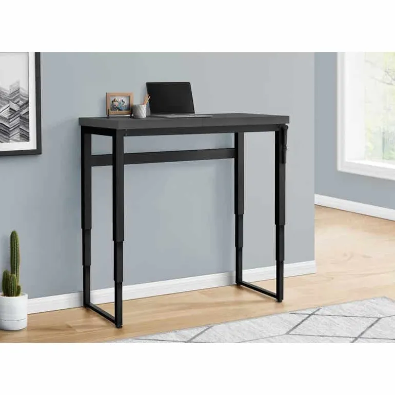 Computer desk - adjustable height / standing desk / thick table top - 48"l x - Monarch