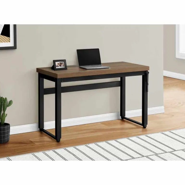 Computer desk - adjustable height / standing desk / thick table top - 48"l x - Monarch