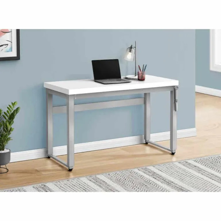 Computer desk - adjustable height / standing desk / thick table top - 48"l x - Monarch
