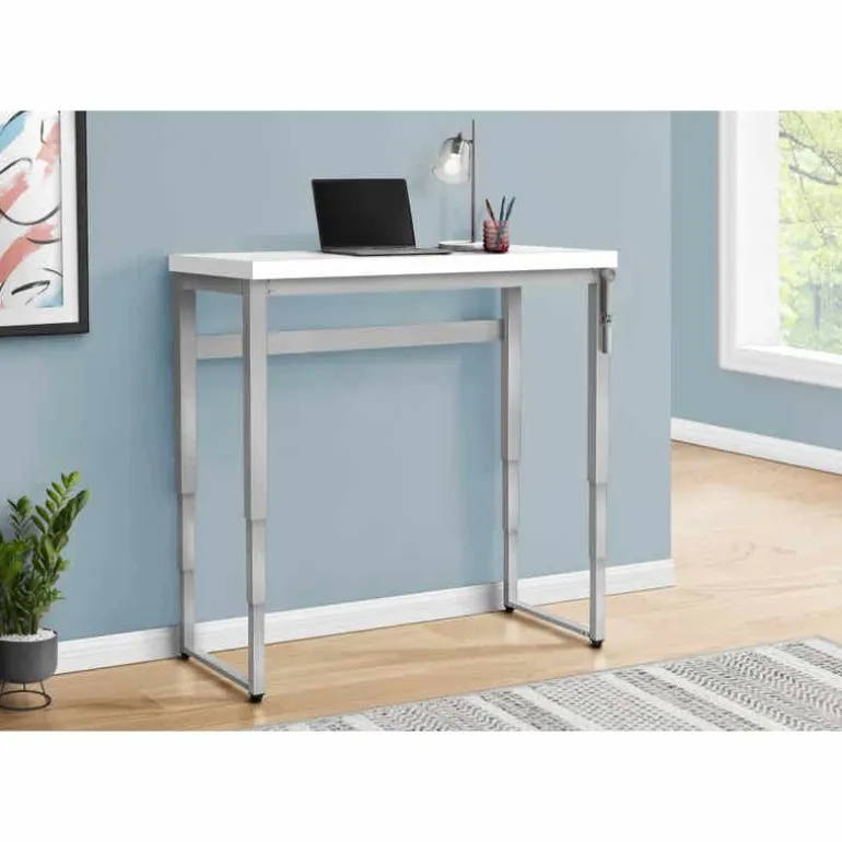 Computer desk - adjustable height / standing desk / thick table top - 48"l x - Monarch
