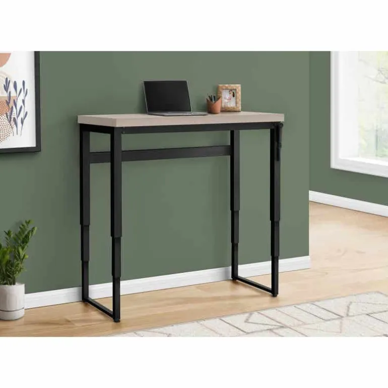 Computer desk - adjustable height / standing desk / thick table top - 48"l x - Monarch