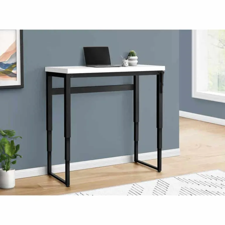 Computer desk - adjustable height / standing desk / thick table top - 48"l x - Monarch