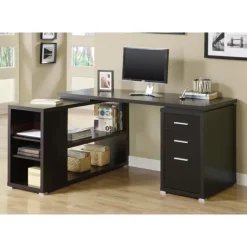 Computer desk - espresso left or right facing corner - Monarch