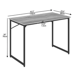 Computer Desk - Grey