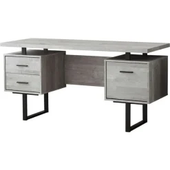 Computer desk / grey - Monarch