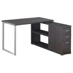 Computer desk - grey left or right facing corner - Monarch