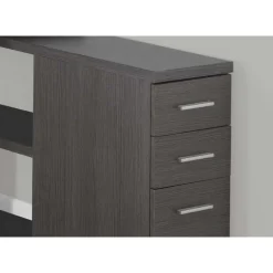 Computer desk - grey left or right facing corner - Monarch