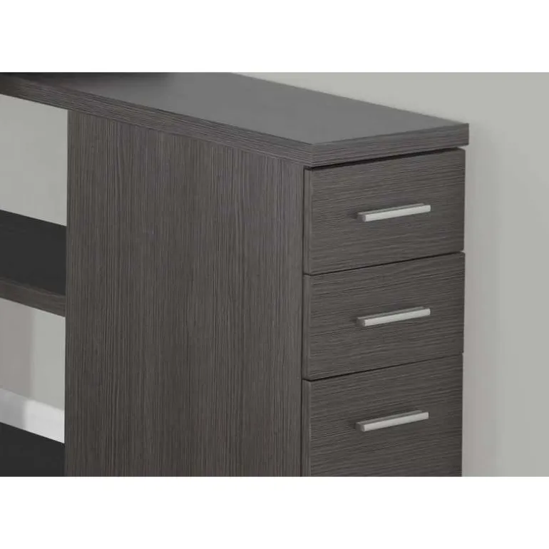 Computer desk - grey left or right facing corner - Monarch