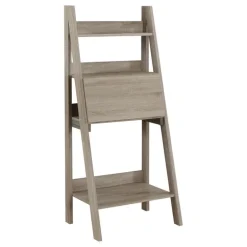Computer desk - 61"h / dark taupe ladder style - Monarch