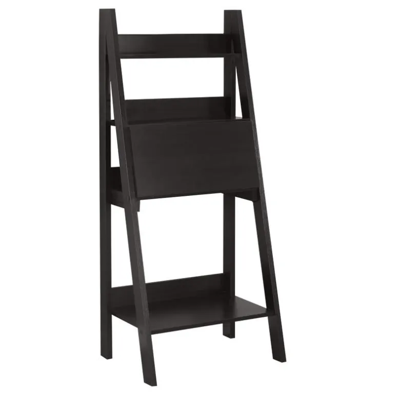 Computer desk - 61"h / espresso ladder style - Monarch
