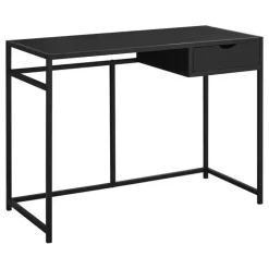 Computer desk - 42"l / black / black metal - Monarch