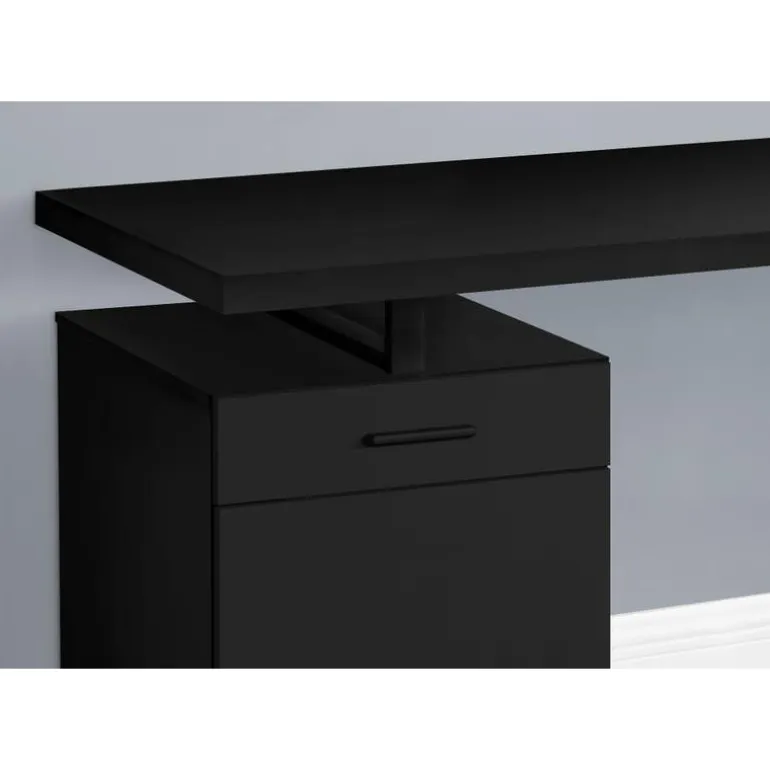 Computer desk - 48"l / black left or right facing - Monarch