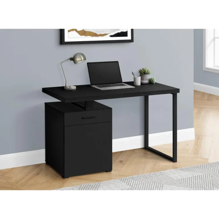 Computer desk - 48"l / black left or right facing - Monarch