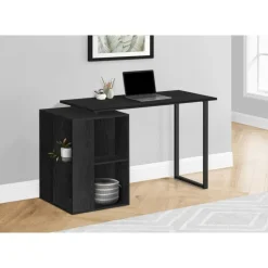 Computer desk - 55"l / black oak left or right facing - Monarch