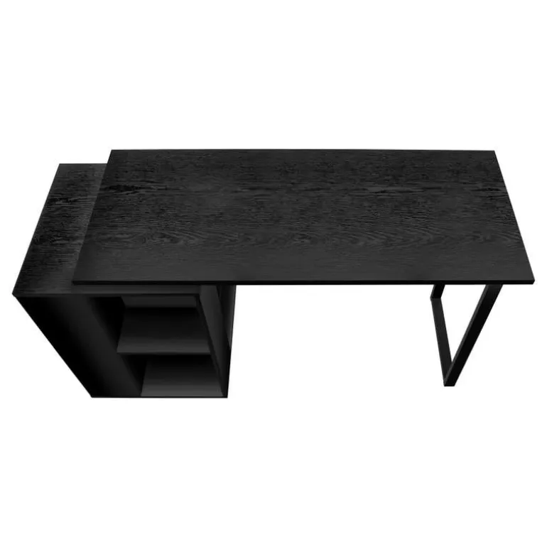 Computer desk - 55"l / black oak left or right facing - Monarch