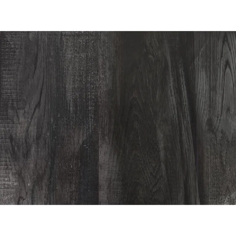 Computer desk - 55"l / black reclaimed wood / black metal - Monarch