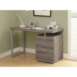 Computer desk - 48"l / dark taupe left or right facing - Monarch