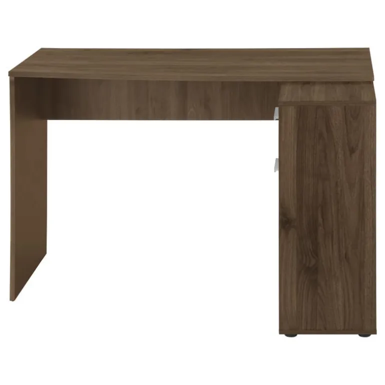 Computer desk - 46"l / dark walnut / storage cabinet - Monarch
