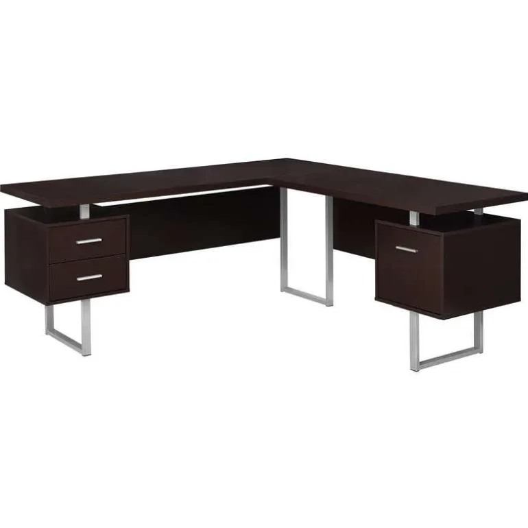 Computer desk - 70"l / espresso left or right facing - Monarch