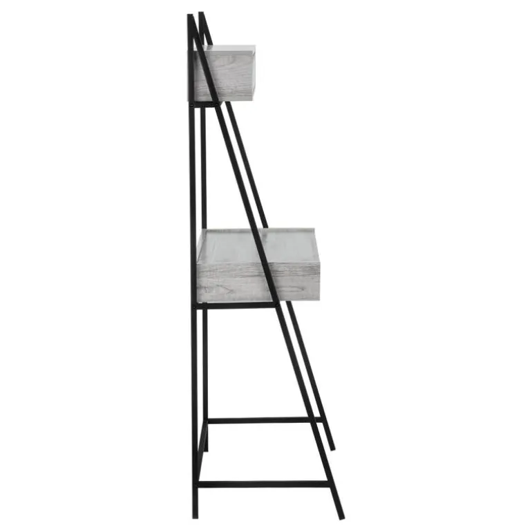 Computer desk - 32"l / grey / black metal - Monarch