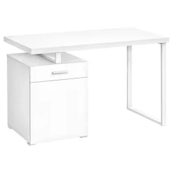 Computer desk - 48"l / white left or right facing - Monarch