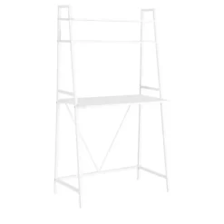 Computer desk - 32"l / white top / white metal - Monarch