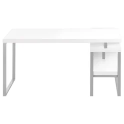 Computer desk - l-shaped / corner / 2 open shelves / 60