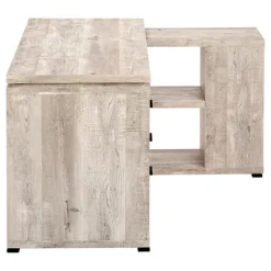 Computer desk - l-shaped / corner / 3 drawers / 2 open shelves / 3 cubbies - - Monarch