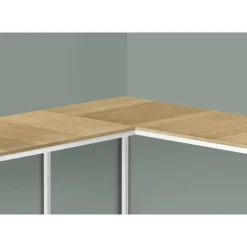 Computer desk - l-shaped / corner / metal base - 58