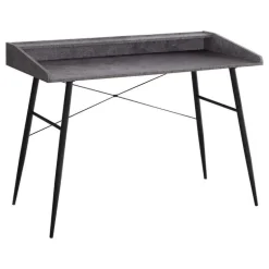 Computer desk - small hutch / 2 storage cubbies / 1 shelf - 48