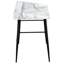Computer desk - small hutch / 2 storage cubbies / 1 shelf - 48